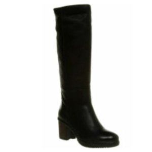 Womens Office Joplin Pull On Boot Black Leather
